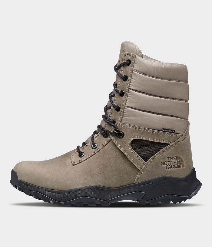 Botas The North Face Hombre Thermoball™ Zip-Up - Colombia ZEMWKQ381 - Gris Oscuro